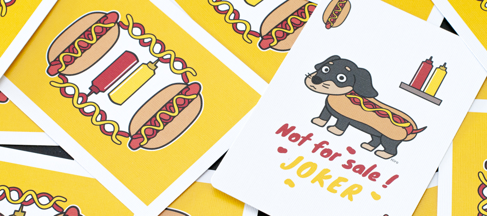 HOT DOG PLAYING CARDS