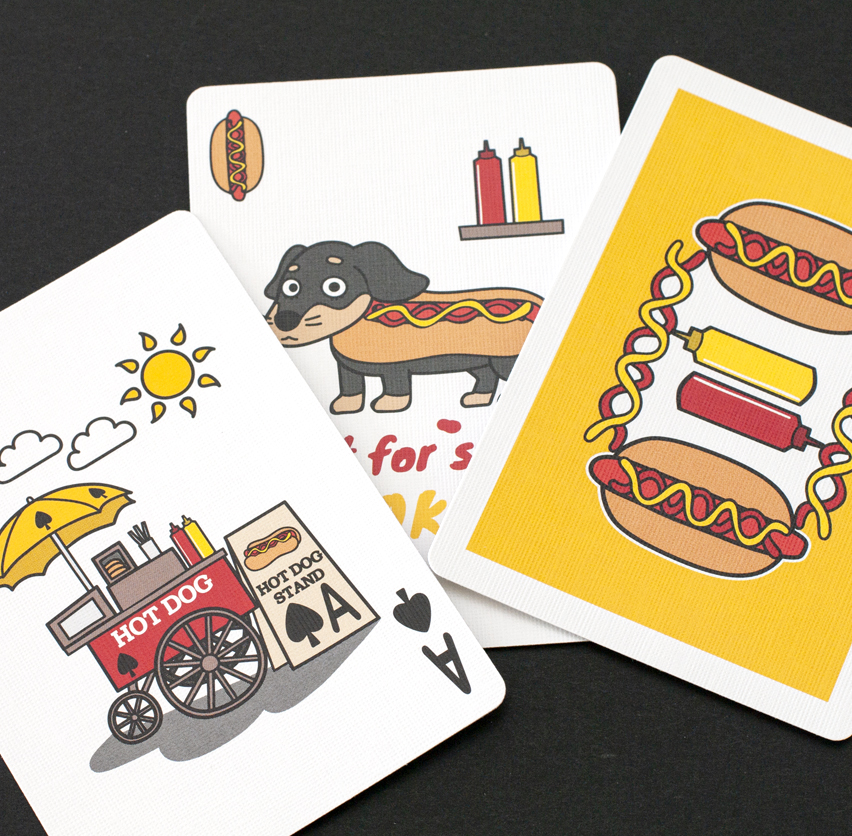 HOT DOG PLAYING CARDS