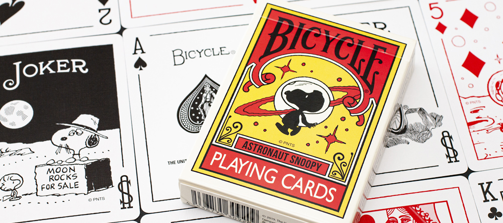 BICYCLE ASTRONAUT SNOOPY