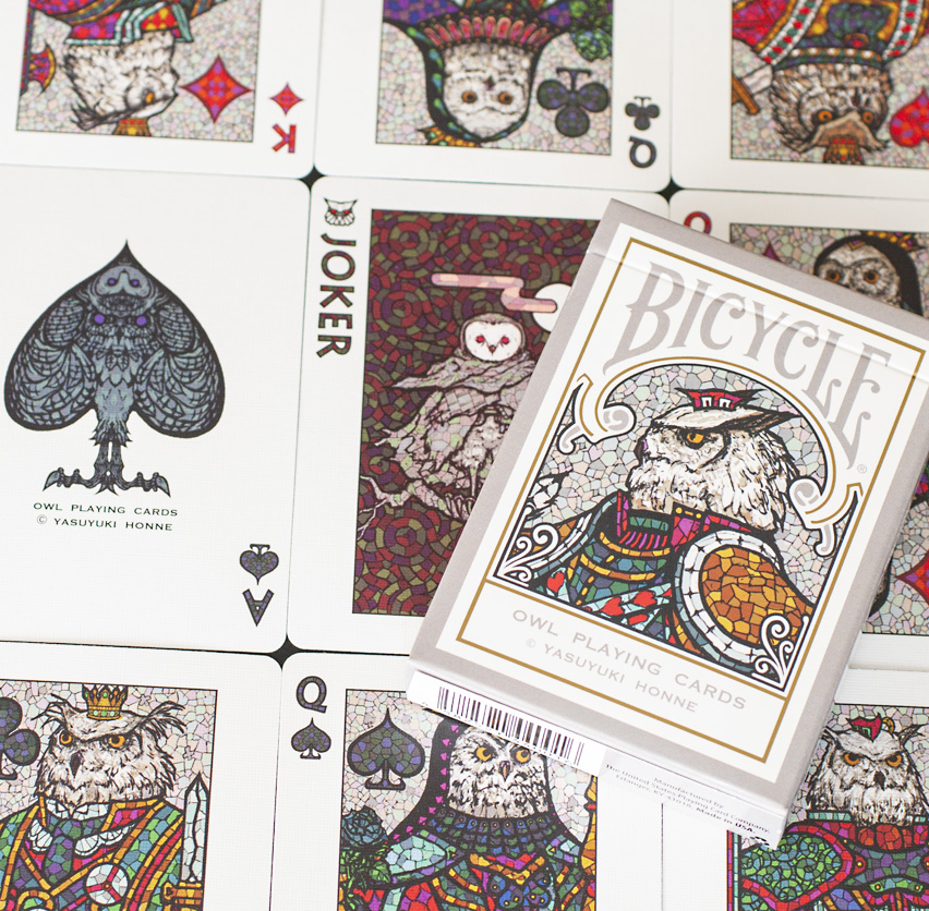 BICYCLE OWL PLAYING CARDS