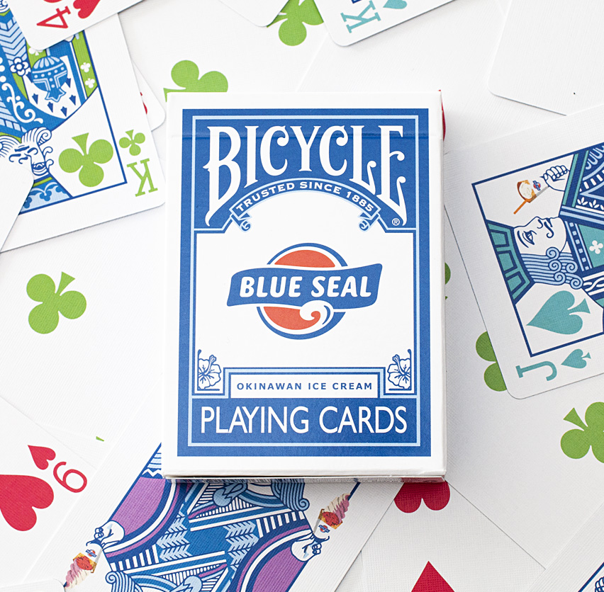 BICYCLE BLUE SEAL
