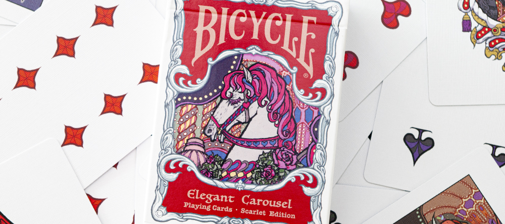 BICYCLE Elegant Carousel Red