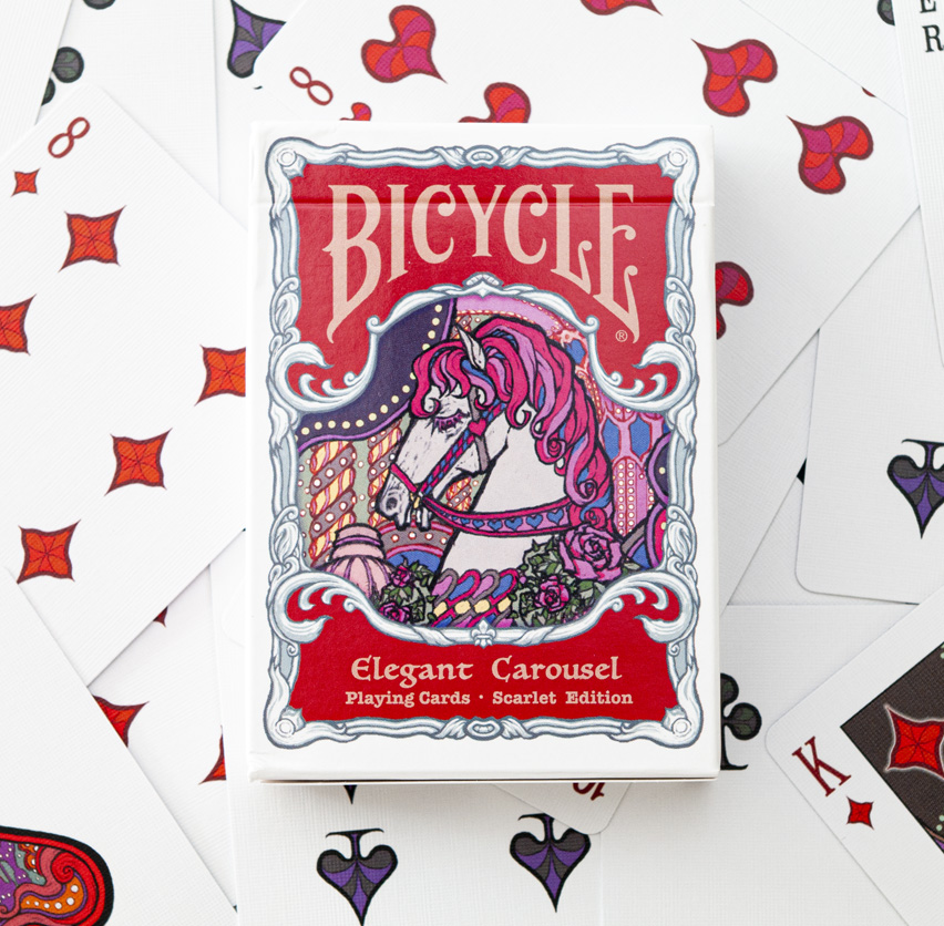 BICYCLE Elegant Carousel Red