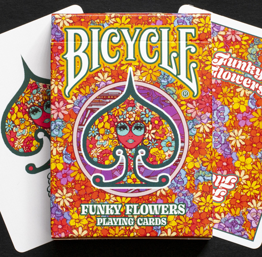 BICYCLE FUNKY FLOWERS