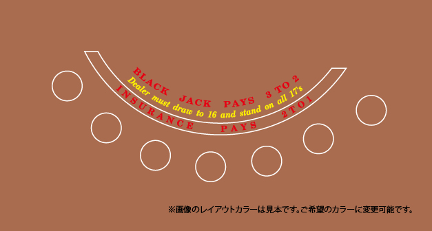ブラックジャックレイアウト