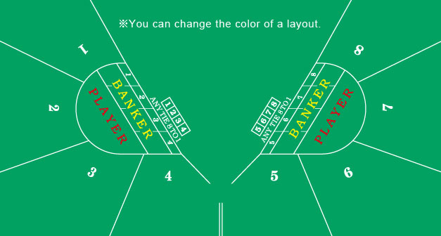 BACCARAT LAYOUT