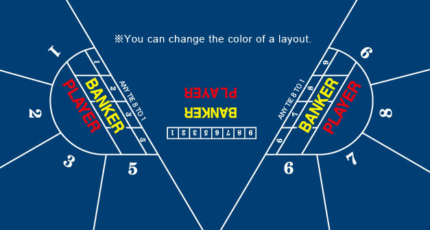 BACCARAT LAYOUT