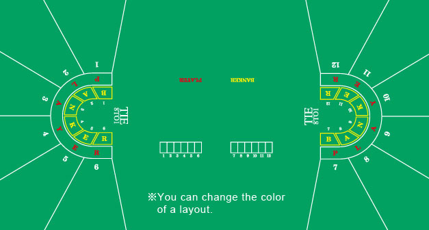 BACCARAT LAYOUT