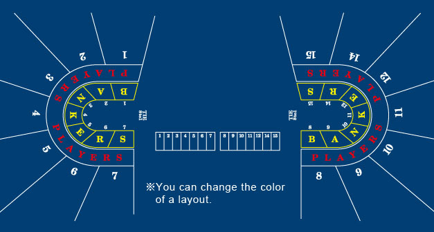 BACCARAT LAYOUT
